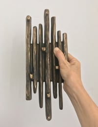 Image 5 of  Large Brutalist Bronze Door Handle, Mid-20th Century European