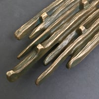 Image 2 of  Large Brutalist Bronze Door Handle, Mid-20th Century European