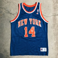 Image 1 of Original 90’s Champion NY Knicks Anthony Mason Jersey.