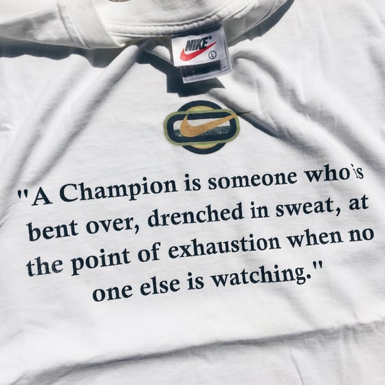 Image of Original 90’s Nike Champion Tee.