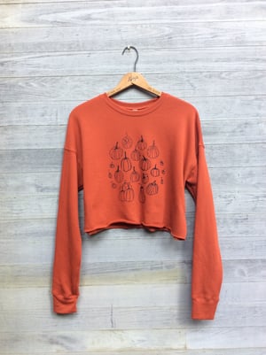 Image of Pumpkin Patch Cropped Sweatshirt