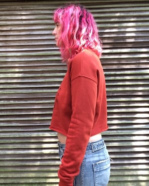 Image of Pumpkin Patch Cropped Sweatshirt
