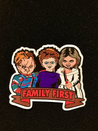 Chucky's family first sticker 