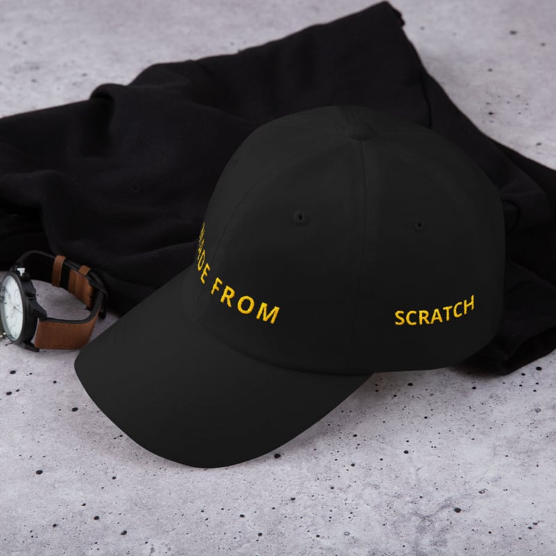 Image of Made From Scratch - Black Dad Hat
