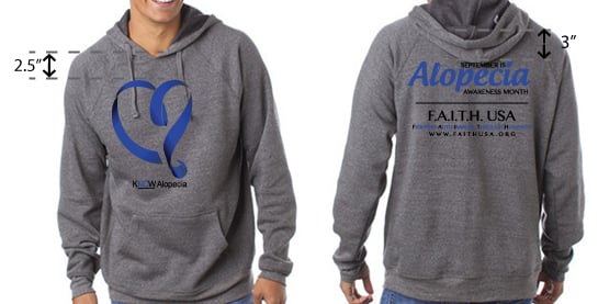 Image of KNOW Alopecia Awareness Unisex Special Blend Hoodie 