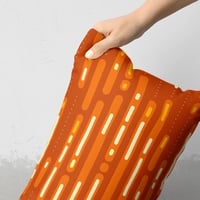 Image 2 of Mid-Century Sunset Rectangular Throw Pillow