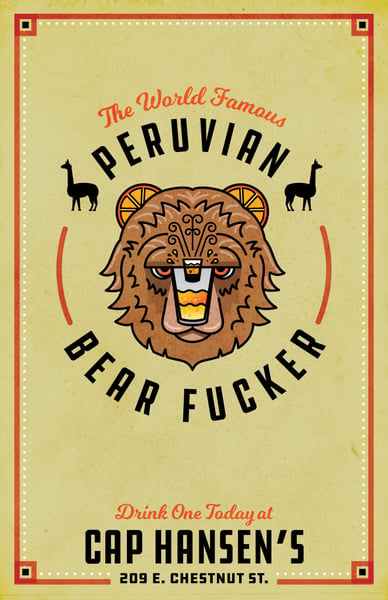 Image of Peruvian Bear Fucker Poster