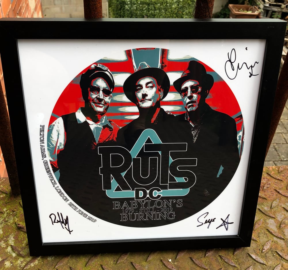 Image of RUTS DC Babylon's -still- Burning Acoustic Show, Signed Art Print