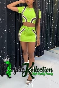 So Royale Green Reflective Two-Piece Set