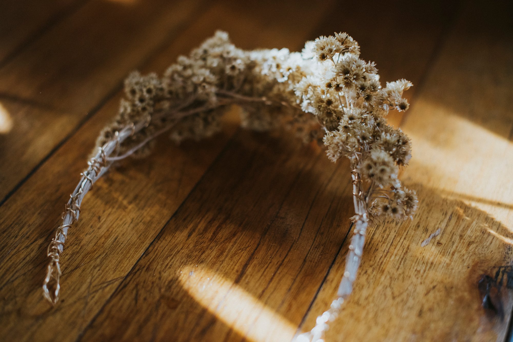 Image of Dried Floral headpiece 