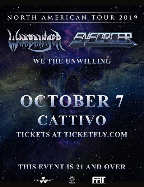 Image of Warbringer October 7th at Cattivo