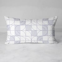 Image 1 of Geometric Harvest Rectangular Throw Pillow