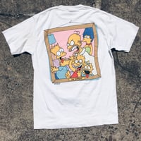 Image 3 of Original 1989 Simpson’s Family Photo Potrait Tee.