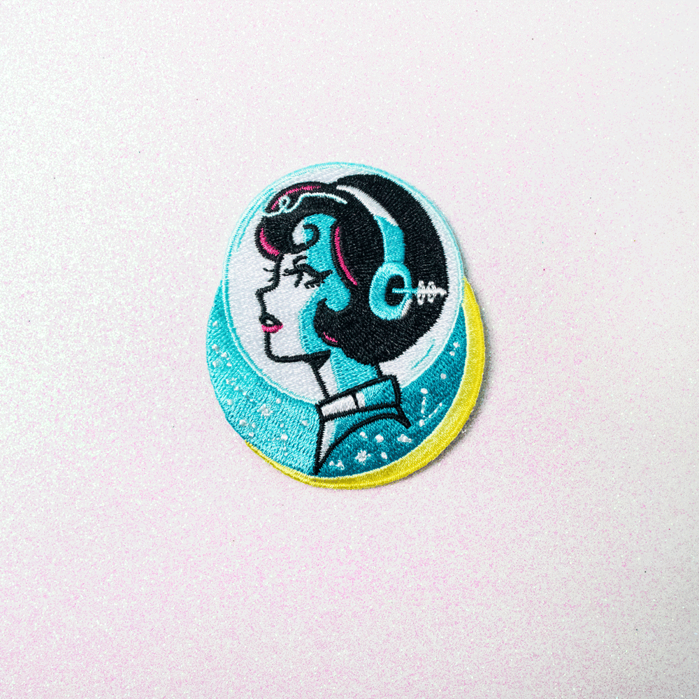 Image of Retro Space Profile Patch