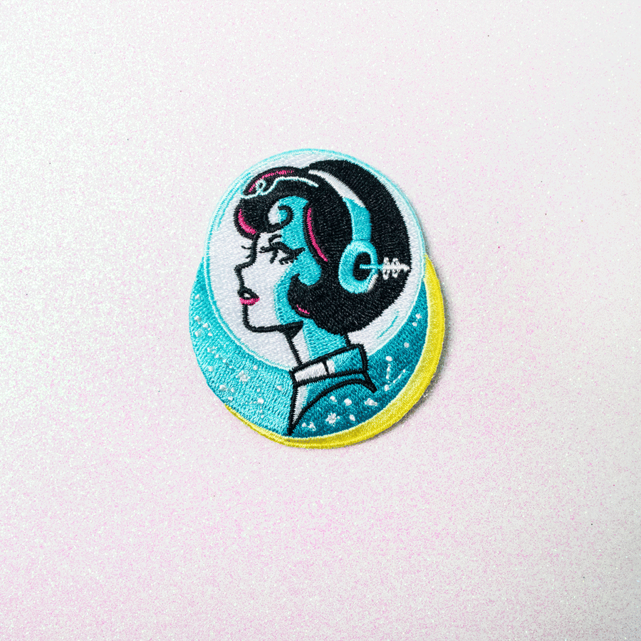 Image of Retro Space Profile Patch