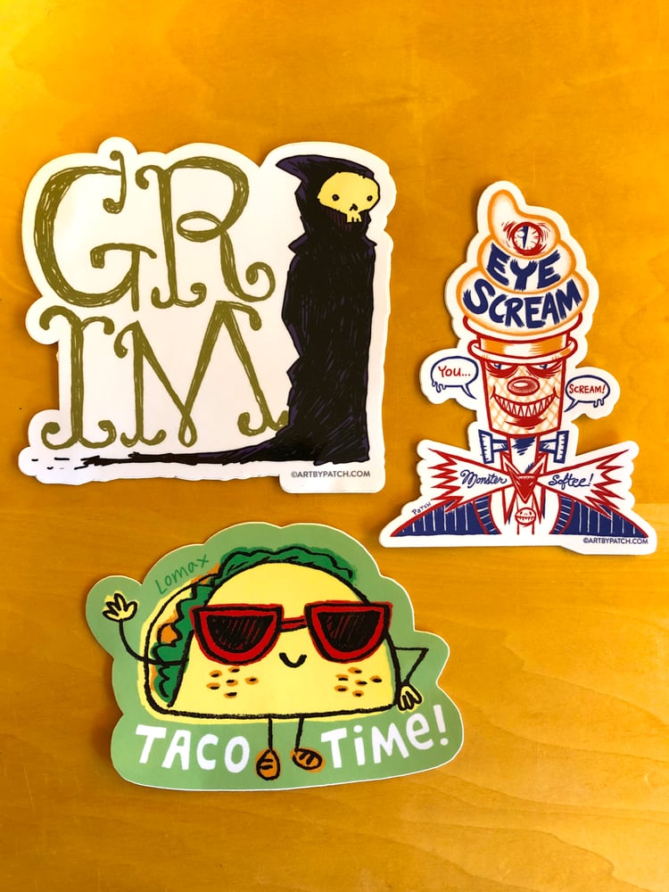Image of Sticker Buffet (Select 3 Designs)