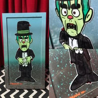 Image 2 of MAD MONSTER PARTY original paintings on glass.