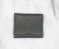 Image 1 of TRIFOLD Wallet with ID Window – Green & Green