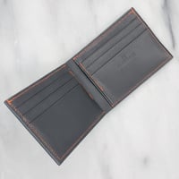 Image 3 of BIFOLD Wallet – Light Grey & Grey & Orange