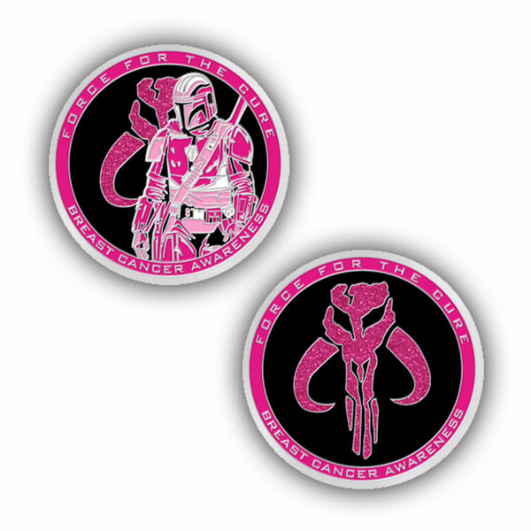 Image of Force For The Cure Mercenary Challenge Coin