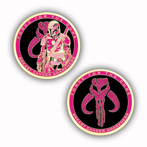 Image of Force For The Cure Mercenary Challenge Coin