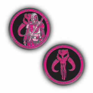 Image of Force For The Cure Mercenary Challenge Coin