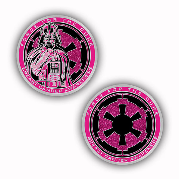 Image of Force For The Cure: Dark Lord Challenge Coin