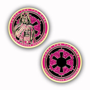 Image of Force For The Cure: Dark Lord Challenge Coin