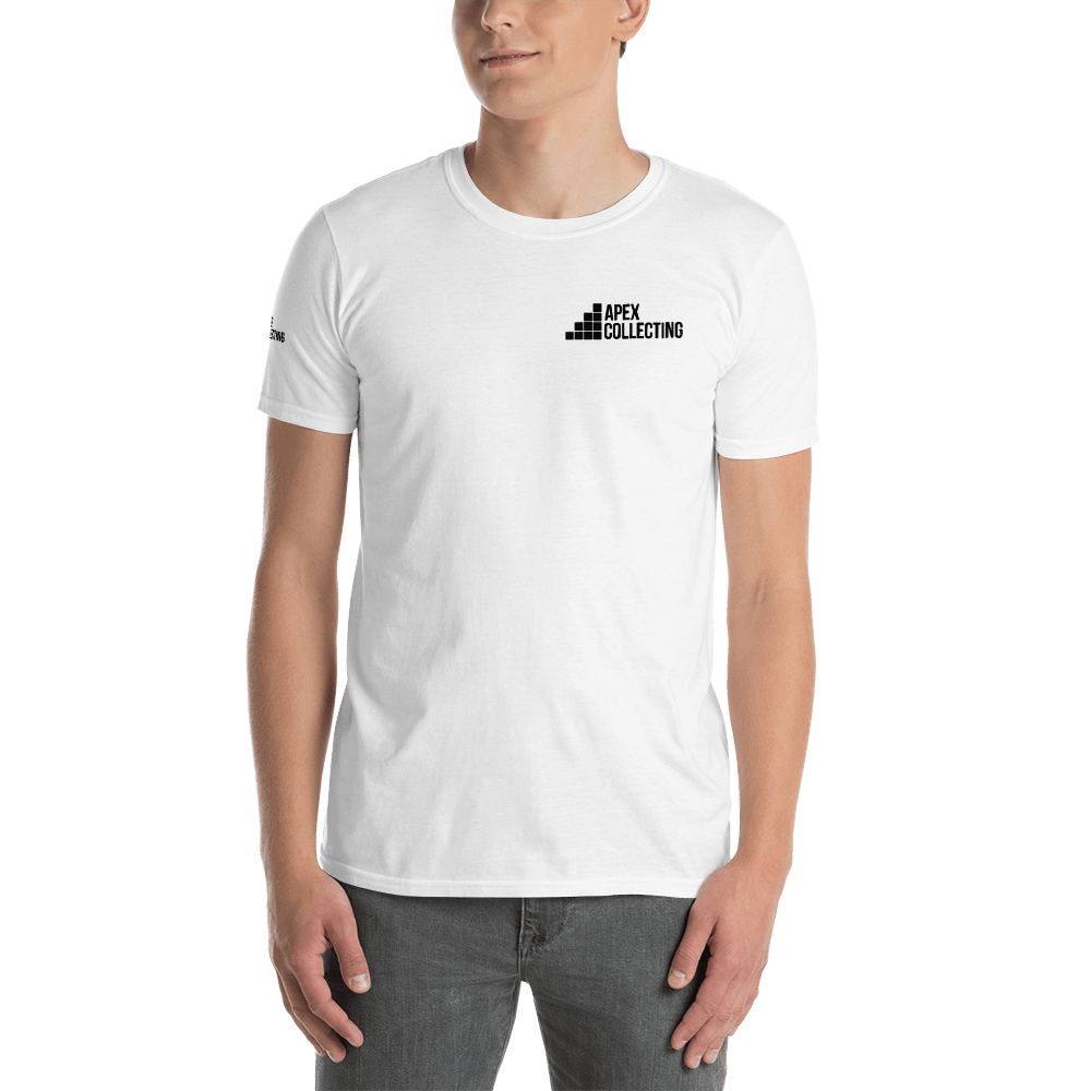 Image of Men's Apex Collecting Logo Cotton T-Shirt White