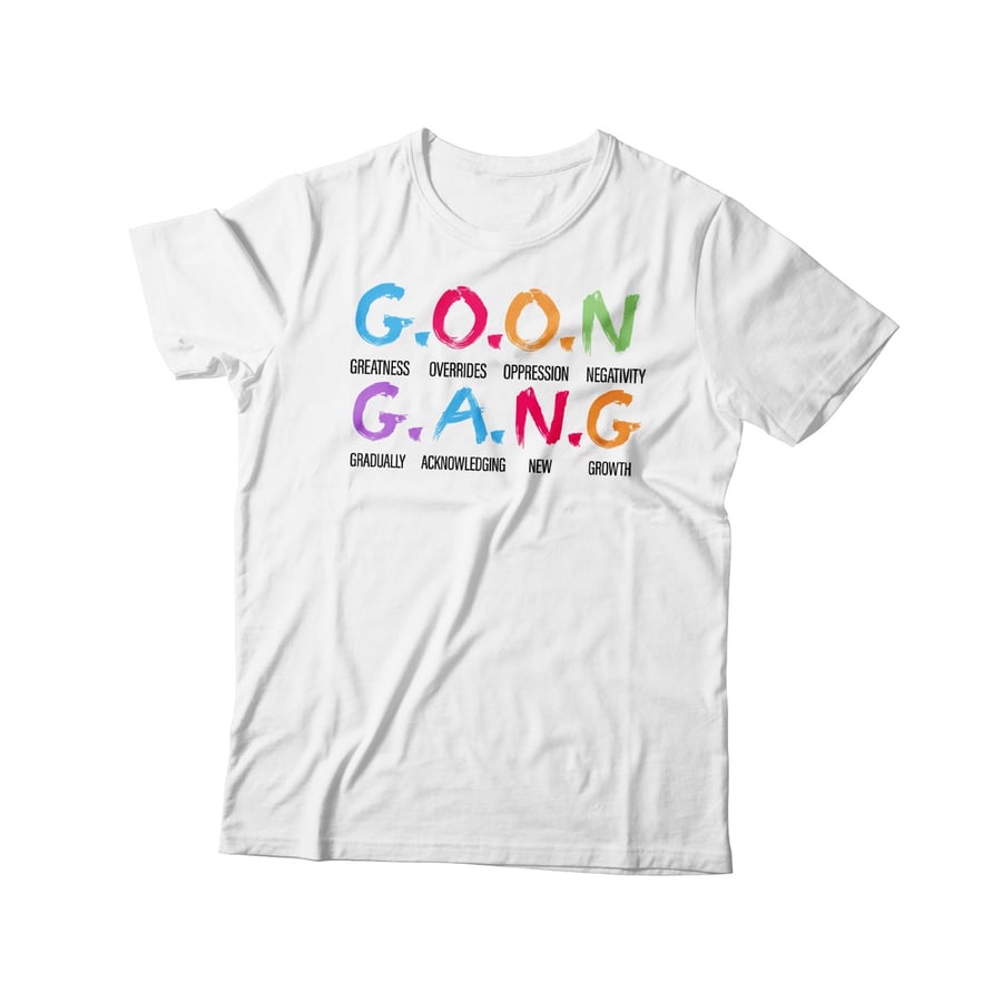 Image of G.O.O.N G.A.N.G Stacked T-Shirt