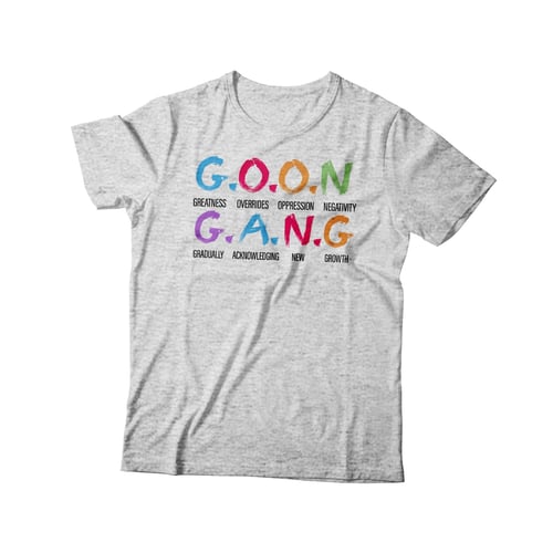 Image of G.O.O.N G.A.N.G Stacked T-Shirt