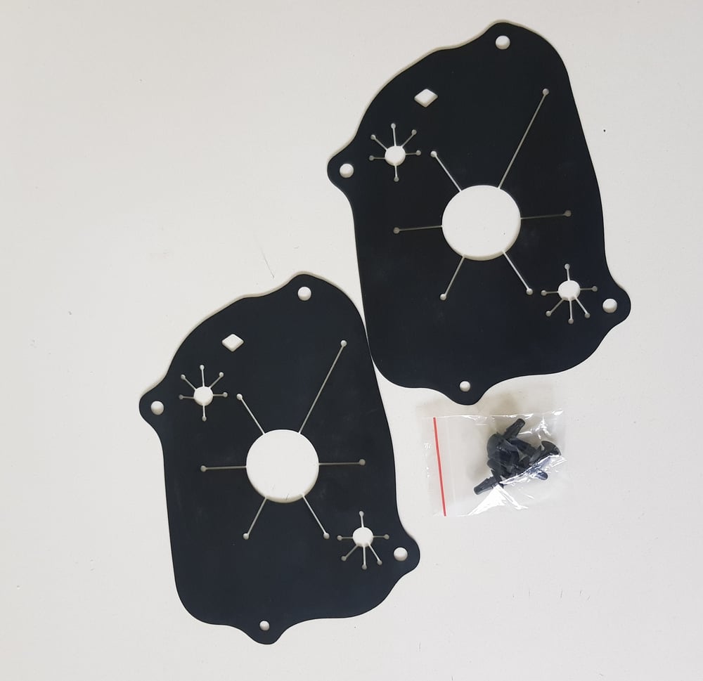 Image of Black Nitrite Rubber Headlight Dust Cover Fits Nissan Skyline R32 GTR-GTST-GTS4