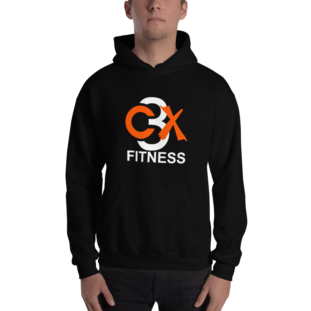 C3X Fitness Hoodie (Black) UNISEX