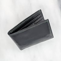 Image 1 of BIFOLD Wallet - Black & Green & Green
