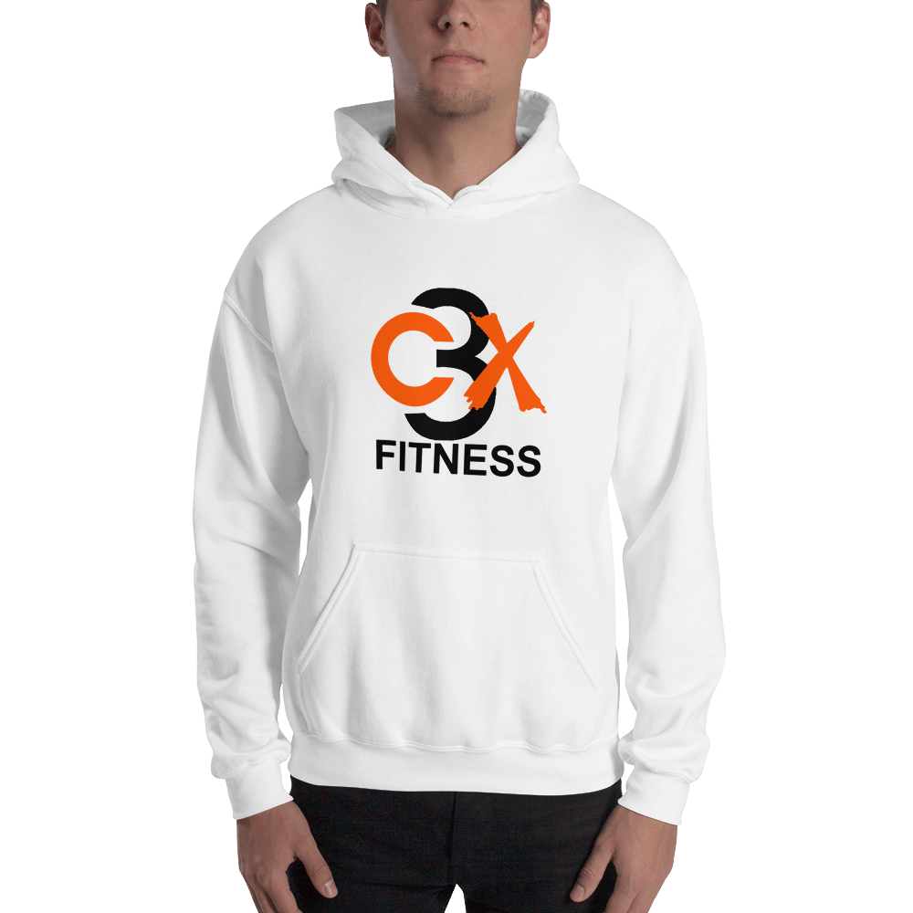 C3X Fitness Hoodie (White) UNISEX