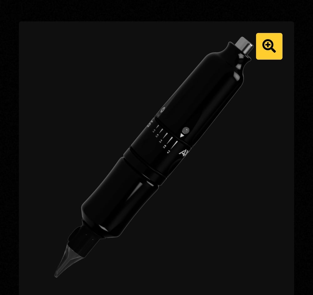 Image of Axys Valhalla pen tattoo machine black 