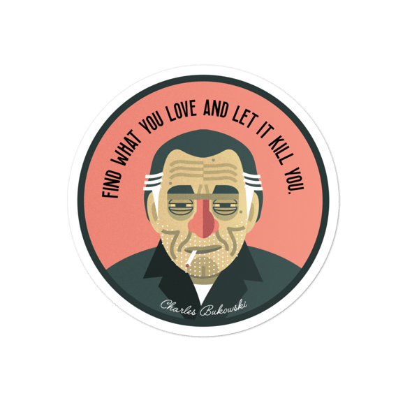 Image of Bukowski Sticker