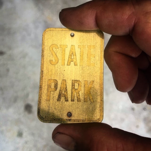 State Park Sign Sticker