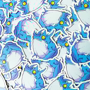 Blooz Frog™ Original Vinyl Sticker