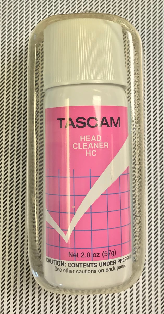 ANALOG TAPES — Tascam Professional AudioTape - Spray Head Cleaner 2 oz  Audio Cassette Reel To Reel