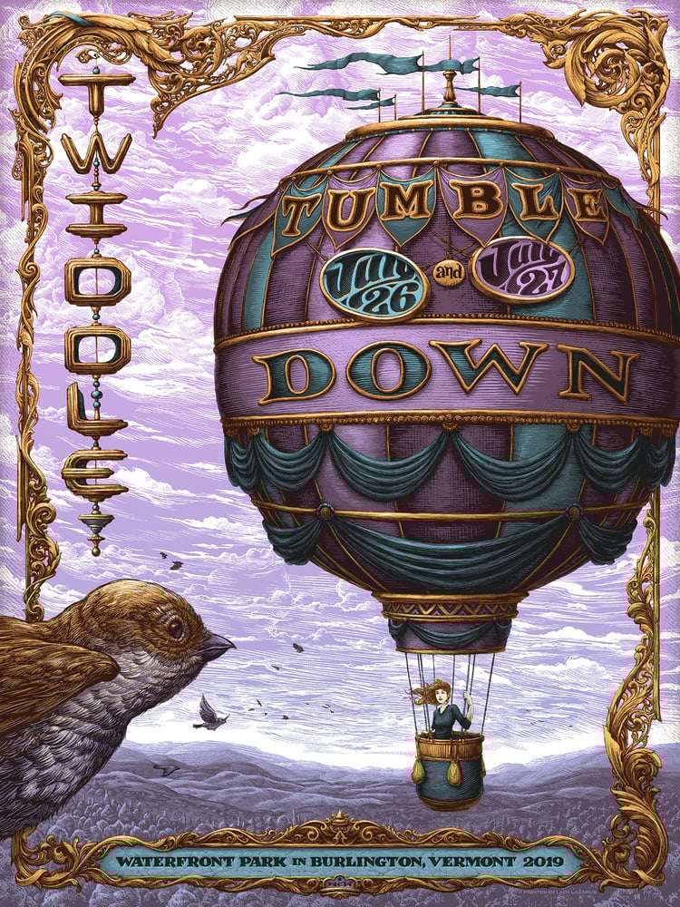 Image of Twiddle Tumbledown gig poster