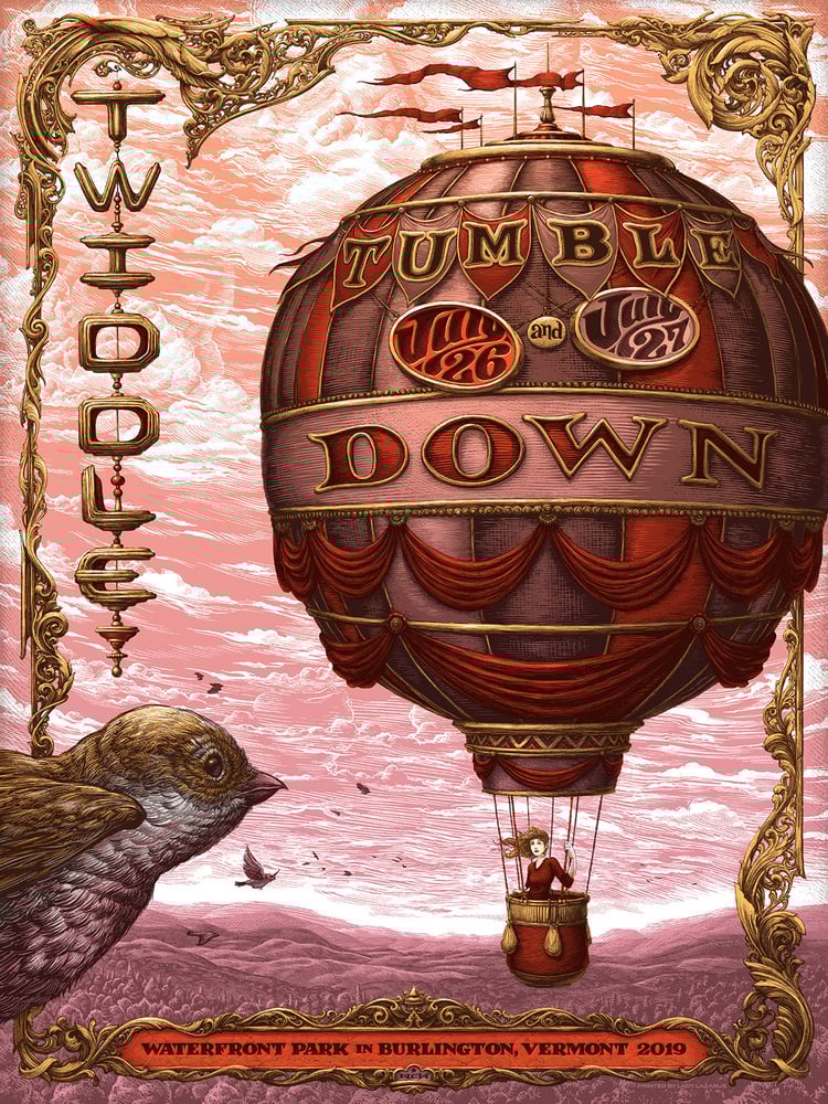 Image of Twiddle Tumbledown gig poster
