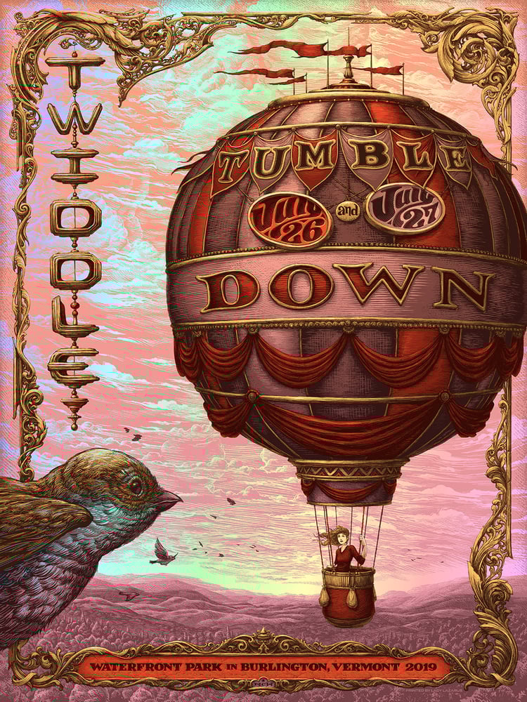 Image of Twiddle Tumbledown gig poster