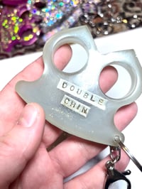 Image 4 of TRANS FAG, DOUBLE CHIN discount keychains