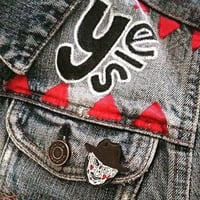 Custom Hand-painted Denim by Y.E.S.