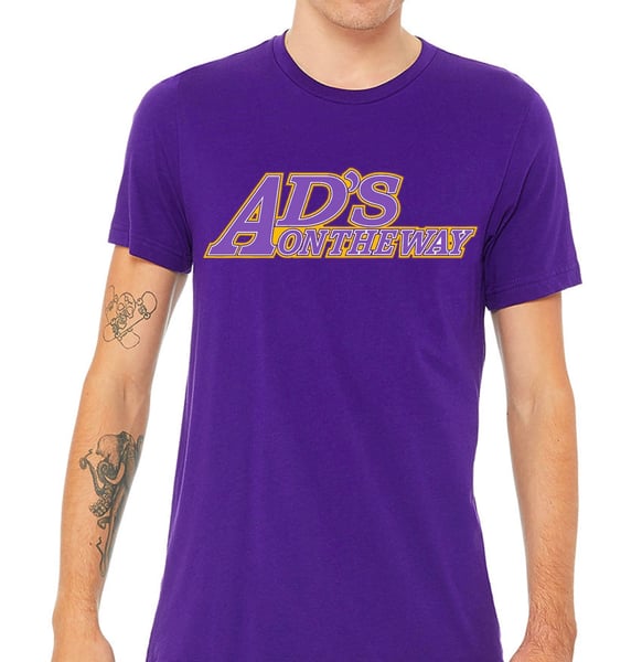 Image of AD’s on the way shirt in purple