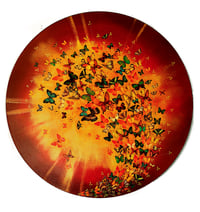 Image 1 of Original Canvas - Sunburst - 31.5" diameter