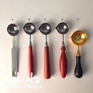 Image of Cucharas para lacre diferentes tamaños