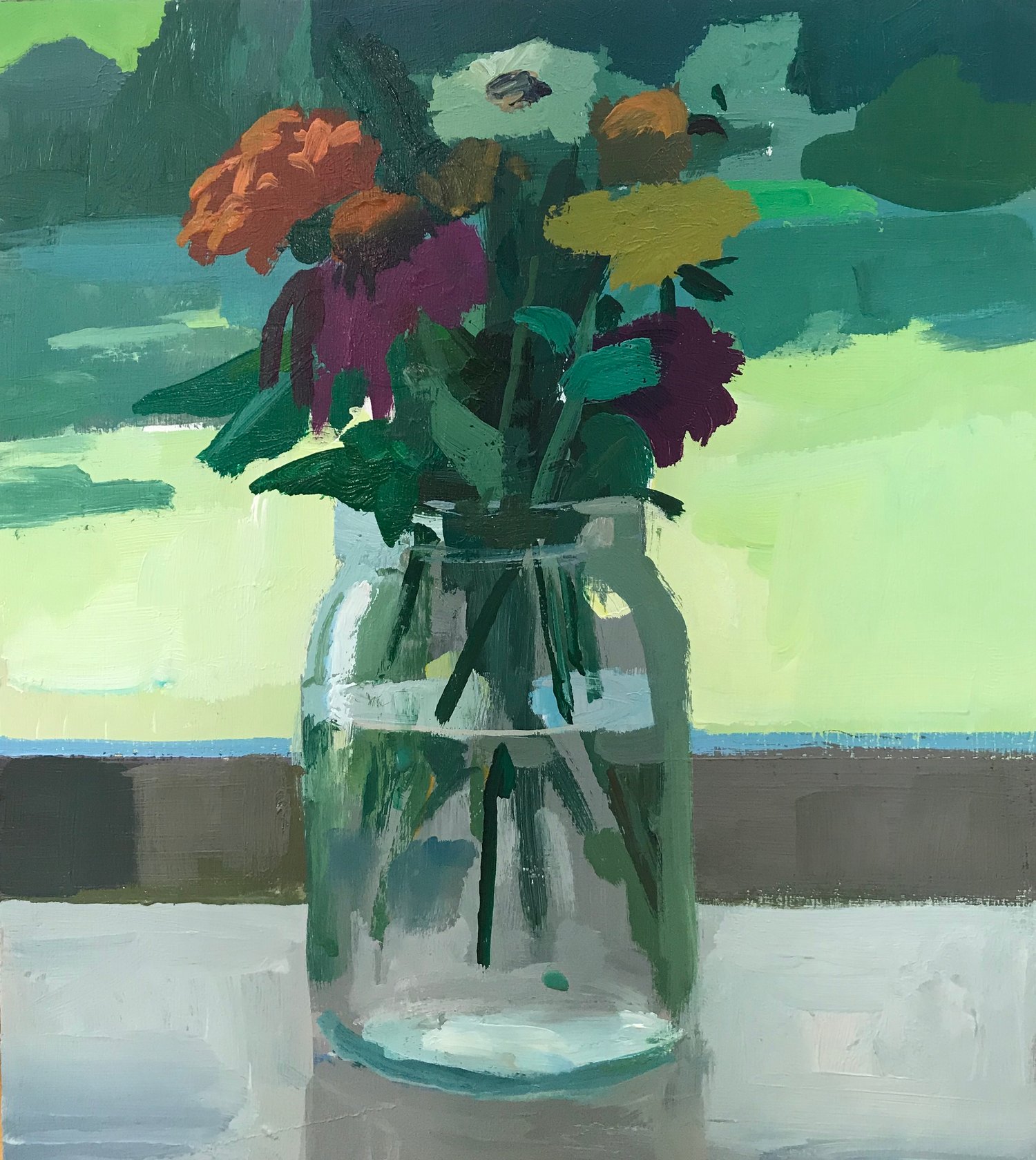 Image of Flowers in a jar