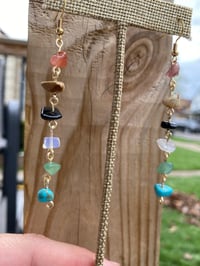 Image 3 of Crystal Chip Link Dangles